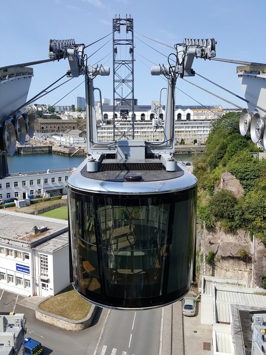 Leroy-Somer alimenta el nuevo sistema de tránsito teleférico en Brest, un logro innovador y original